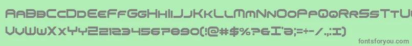 Шрифт omniboyxtracond – серые шрифты на зелёном фоне
