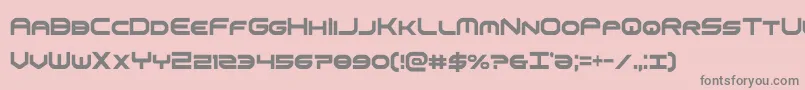 omniboyxtracond Font – Gray Fonts on Pink Background