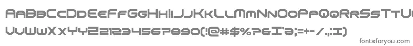omniboyxtracond-fontti – harmaat kirjasimet valkoisella taustalla