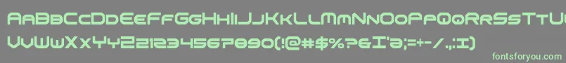 omniboyxtracond-fontti – vihreät fontit harmaalla taustalla