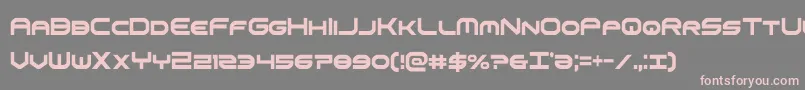 omniboyxtracond-fontti – vaaleanpunaiset fontit harmaalla taustalla