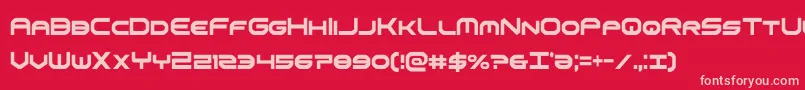 Шрифт omniboyxtracond – розовые шрифты на красном фоне