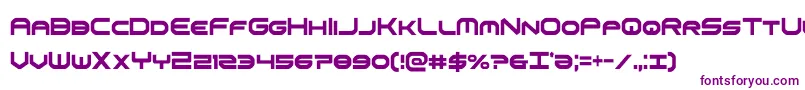 omniboyxtracond-fontti – violetit fontit valkoisella taustalla