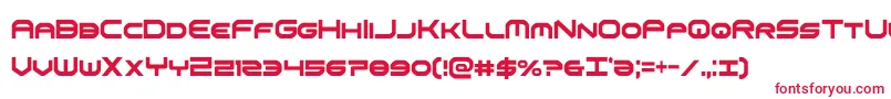 Шрифт omniboyxtracond – красные шрифты на белом фоне