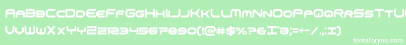 omniboyxtracond Font – White Fonts on Green Background