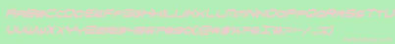 omniboyxtracondital Font – Pink Fonts on Green Background