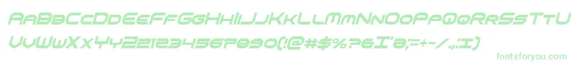 omniboyxtracondital Font – Green Fonts on White Background