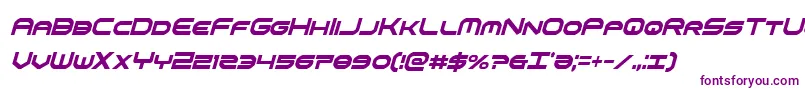 omniboyxtracondital Font – Purple Fonts on White Background