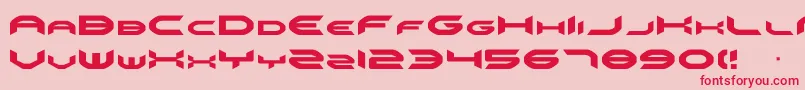 fuente omnigirl – Fuentes Rojas Sobre Fondo Rosa