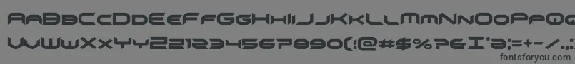 omnigirlcond Font – Black Fonts on Gray Background