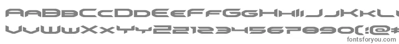 omnigirlexpand Font – Gray Fonts on White Background