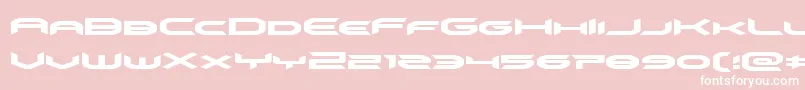 omnigirlexpand Font – White Fonts on Pink Background