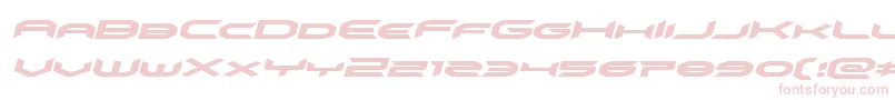 omnigirlexpandital Font – Pink Fonts on White Background