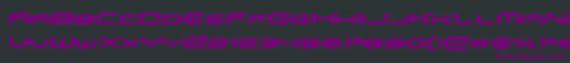 omnigirlitalsemital Font – Purple Fonts on Black Background