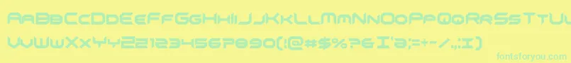Więcej informacji o czcionce omnigirlxtracond Czcionka omnigirlxtracond – zielone czcionki na żółtym tle