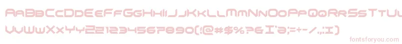フォントomnigirlxtracond – 白い背景にピンクのフォント