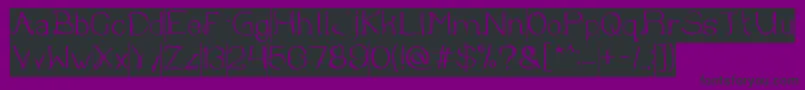 Więcej informacji o czcionce Once Upon a Time Inverse Czcionka Once Upon a Time Inverse – czarne czcionki na fioletowym tle