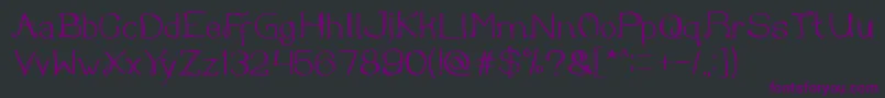 Once upon a time Font – Purple Fonts on Black Background
