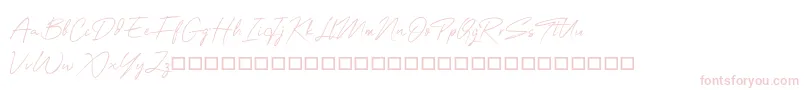 OneSignature Font – Pink Fonts