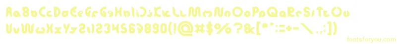 onion rings Light Font – Yellow Fonts