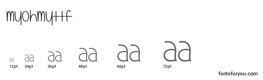 MyOhMyTtf Font Sizes