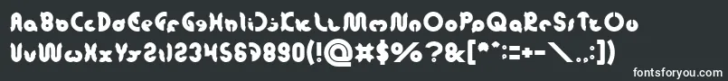 onion rings Font – White Fonts