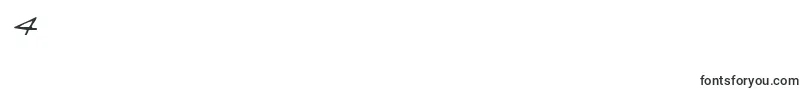 Jettafi-Schriftart – Schriften für die Ziffer 4