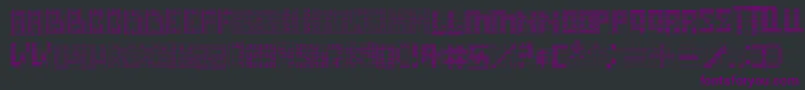 Onward Font – Purple Fonts on Black Background