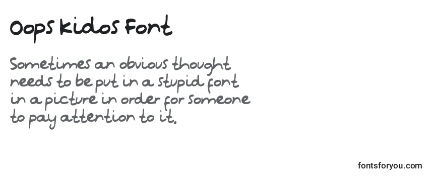 Oops Kidos Font Font