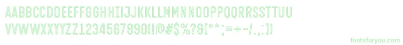 Czcionka Open Minded Font by Situjuh 7NTypes – zielone czcionki