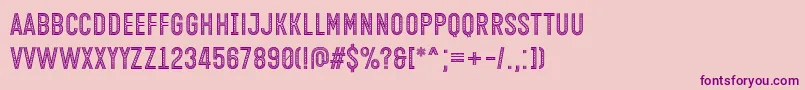 Open Minded Font by Situjuh 7NTypes Font – Purple Fonts on Pink Background