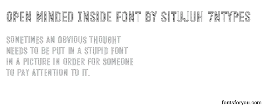 Fuente Open Minded Inside Font by Situjuh 7NTypes