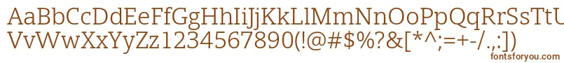 OpenSerif Book Font – Brown Fonts