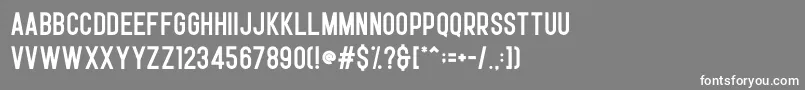 Opera Demo Font – White Fonts on Gray Background