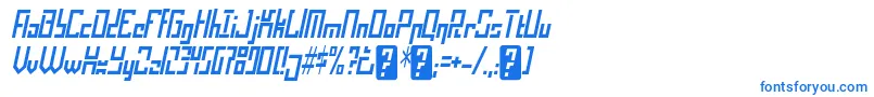 フォントoperational amplifier – 白い背景に青い文字