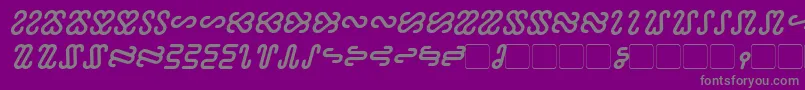 fuente Ophidian Bold Italic – Fuentes Grises Sobre Fondo Morado