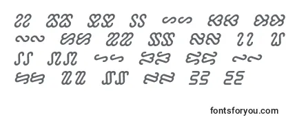 フォントOphidian Bold Italic