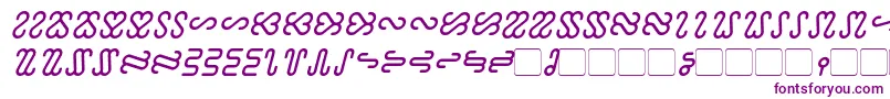 Fonte Ophidian Italic – fontes roxas