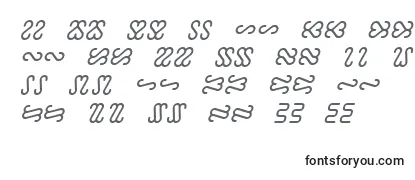 フォントOphidian Italic