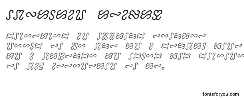 Обзор шрифта Ophidian Italic