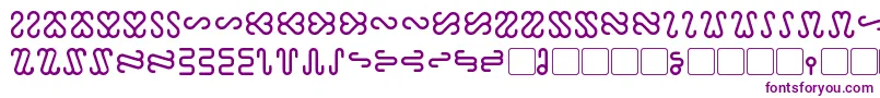 Ophidian-fontti – violetit fontit