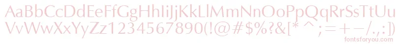 OPM Font – Pink Fonts on White Background