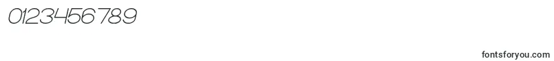 Optical Fiber Bold Italic Font – Fonts for Numbers and Digits