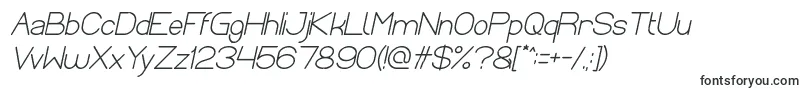 Шрифт Optical Fiber Bold Italic – OTF шрифты