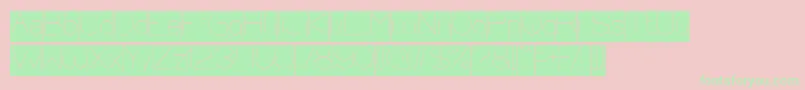 Optical Fiber Inverse Font – Green Fonts on Pink Background