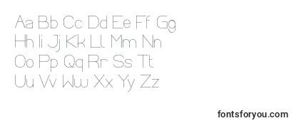 Review of the Optical Fiber Font