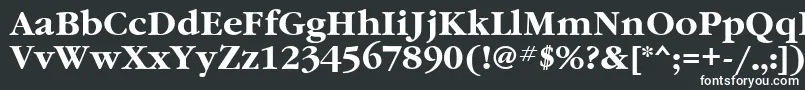 Шрифт Grd75C – белые шрифты