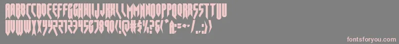 opusmagnuscond Font – Pink Fonts on Gray Background