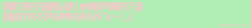 Шрифт opusmagnuscond – розовые шрифты на зелёном фоне