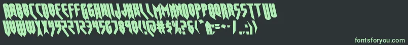 More about opusmagnusleft Font opusmagnusleft Font – Green Fonts on Black Background